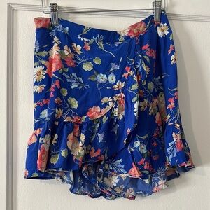 Yumi Kim Blue Floral skirt with shorts